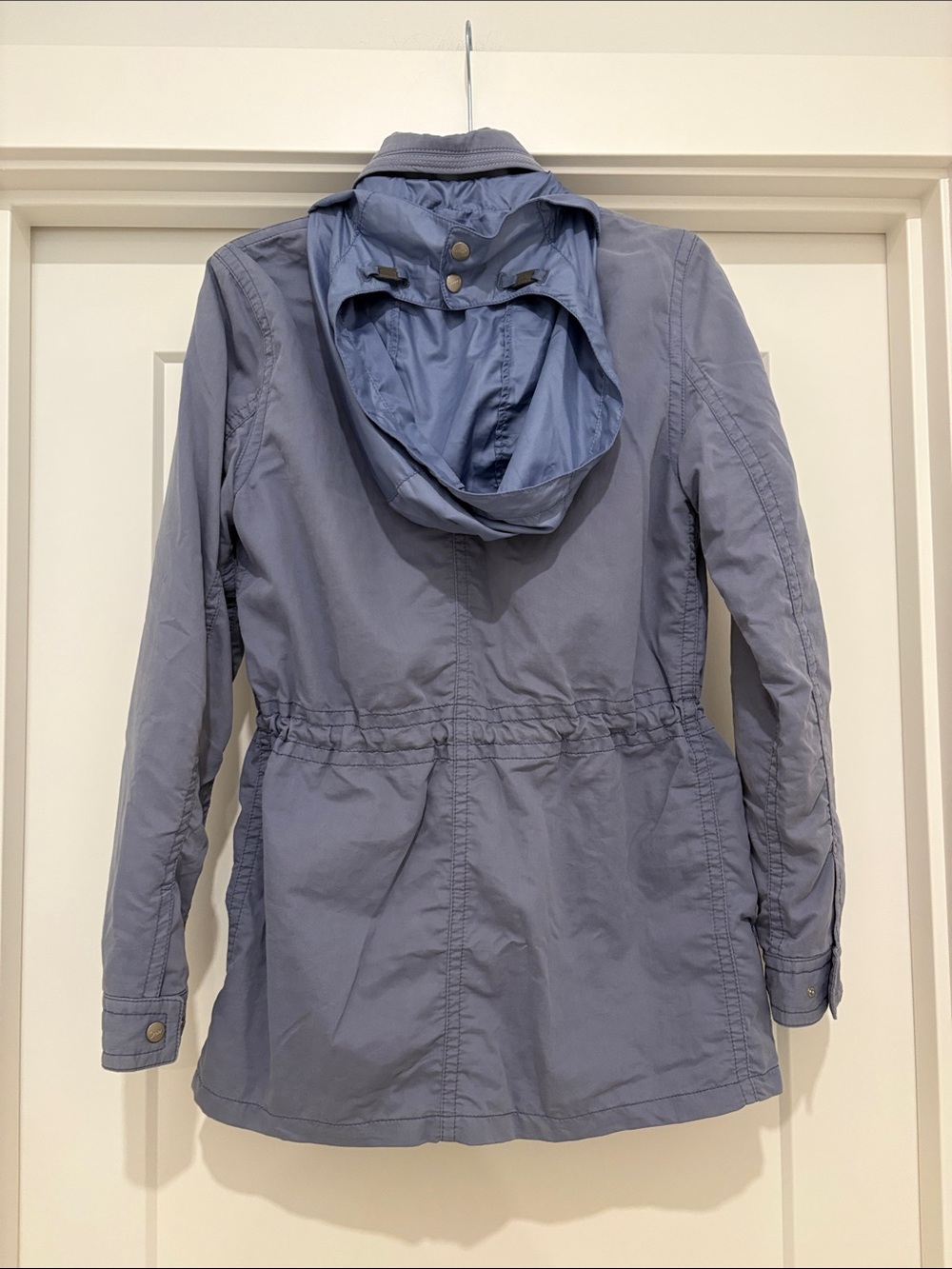 [Coach] Hooded Lightweight Gray Utility Anorak Parka Jacket Coat Women’s S - Picture 12 of 16